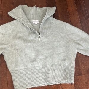 & other stories me large mint green sweater.